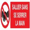 INTERDIT DE SE SERRER LA MAIN Taliaplast 726241