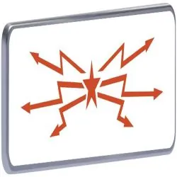 M9b1 Danger élect. 500x150 C2 Taliaplast 521502