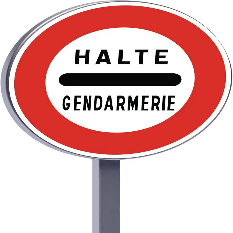 B5A ARRET AU POSTE DE GENDARME Taliaplast 522602