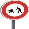 B9E ACCES INTERDIT AUX VOITURE Taliaplast 522709