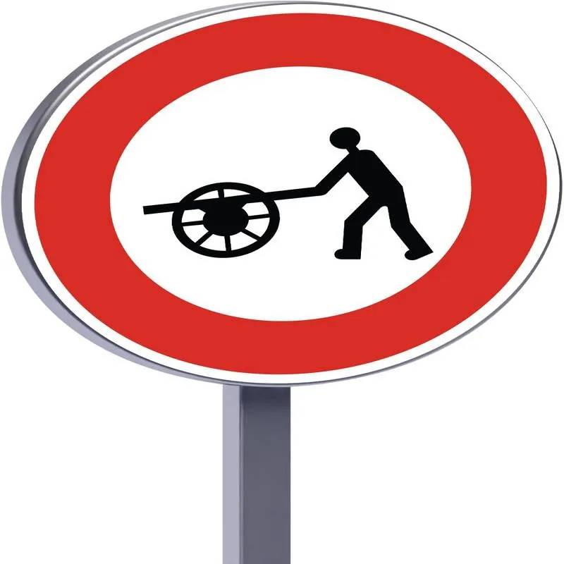 B9E ACCES INTERDIT AUX VOITURE Taliaplast 522659