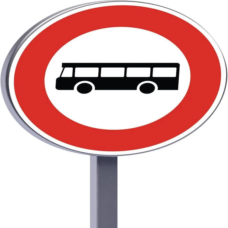 B9F ACCES INTRDIT AUX VEHICULE Taliaplast 522710