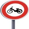 B9G ACCES INTERDIT AUX CYCLOMO Taliaplast 522811