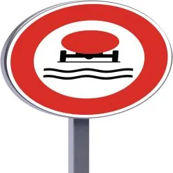 B18B ACCES INTERDIT AUX VEHICU Taliaplast 522618