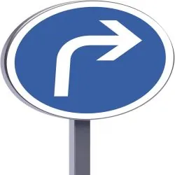 B21C1 DIRECTION OBLIGATOIRE A Taliaplast 522721