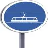 B27B VOIE RESERVEE AUX TRAMWAY Taliaplast 522681