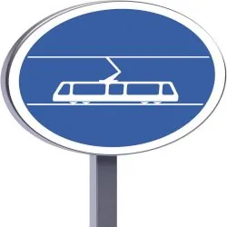 B27B VOIE RESERVEE AUX TRAMWAY Taliaplast 522781