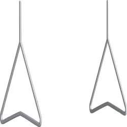 PAIRE DE PIEDS METAL P/KD-K2 P Taliaplast 521903
