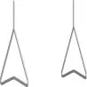 PAIRE DE PIEDS METAL P/KD-K2 P Taliaplast 521903
