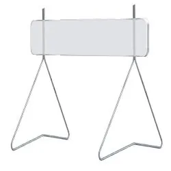 PAIRE DE PIEDS METAL P/KD-K2 P Taliaplast 521903