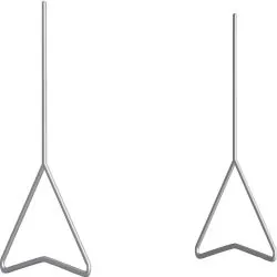 PAIRE DE PIEDS METAL GM P/K8 G Taliaplast 521901