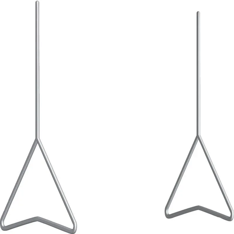 PAIRE DE PIEDS METAL GM P/K8 G Taliaplast 521901