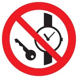 Panneau ARTICLES METALLIQUES OU MONTRE Taliaplast 622318