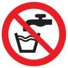 Panneau EAU NON POTABLE NORMASIGN D.80 Taliaplast 624258