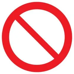 Panneau INTERDICTION NORMASIGN D.180 Taliaplast 627259