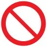 Panneau INTERDICTION NORMASIGN D.300 Taliaplast 622259