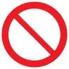 Panneau INTERDICTION NORMASIGN D.420 Taliaplast 623259
