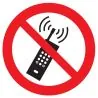Panneau INTERDICTION D'ACTIVER DES TEL Taliaplast 624204