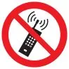 Panneau INTERDICTION D'ACTIVER DES TEL Taliaplast 627255