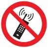 Panneau INTERDICTION D'ACTIVER DES TEL Taliaplast 623255