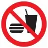 Panneau INTERDICTION DE MANGER OU DE B Taliaplast 624254