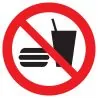 Panneau INTERDICTION DE MANGER OU DE B Taliaplast 627205