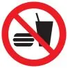 Panneau INTERDICTION DE MANGER OU DE B Taliaplast 622253