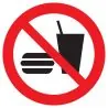 Panneau INTERDICTION DE MANGER OU DE B Taliaplast 623253