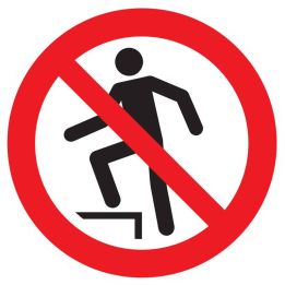 Panneau INTERDICTION DE MARCHER SUR LA Taliaplast 624349