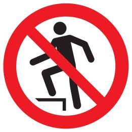Panneau INTERDICTION DE MARCHER SUR LA Taliaplast 627349