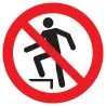 Panneau INTERDICTION DE MARCHER SUR LA Taliaplast 627349