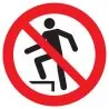 Panneau INTERDICTION DE MARCHER SUR LA Taliaplast 622349