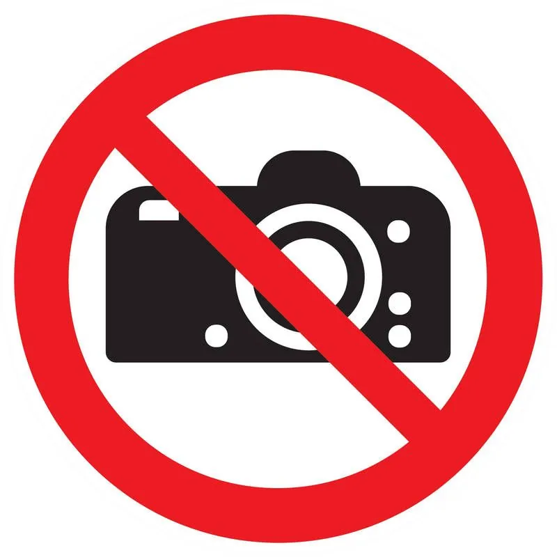 Panneau INTERDICTION DE PHOTOGRAPHIER Taliaplast 622251