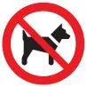 Panneau INTERDIT AUX CHIENS NORMASIGN Taliaplast 624203