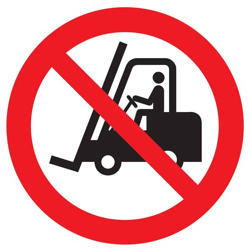 Panneau INTERDIT AUX VEHICULES INDUST. Taliaplast 624249