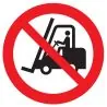 Panneau INTERDIT AUX VEHICULES INDUST. Taliaplast 624249