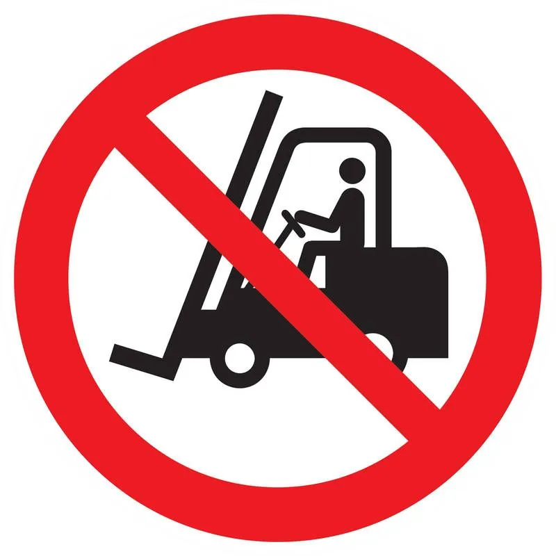 Panneau INTERDIT AUX VEHICULES INDUST. Taliaplast 627251