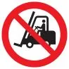 Panneau INTERDIT AUX VEHICULES INDUST. Taliaplast 627251