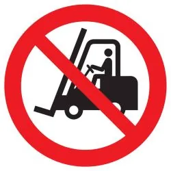 Panneau INTERDIT AUX VEHICULES INDUST. Taliaplast 622248