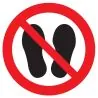 Panneau NE PAS MARCHER OU STATIONNER A Taliaplast 624351