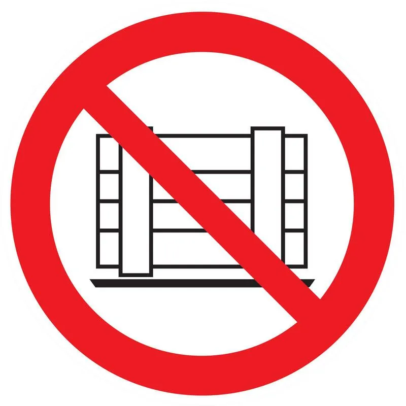 Panneau NE PAS OBSTRUER NORMASIGN D.80 Taliaplast 624328