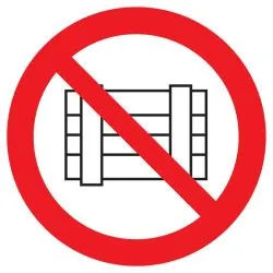 Panneau NE PAS OBSTRUER NORMASIGN D.18 Taliaplast 627328