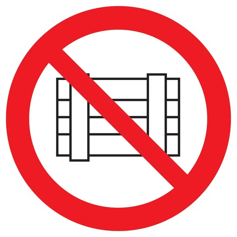 Panneau NE PAS OBSTRUER NORMASIGN D.18 Taliaplast 627328