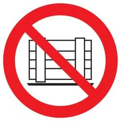Panneau NE PAS OBSTRUER NORMASIGN D.30 Taliaplast 622328
