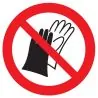 Panneau PORT DE GANTS INTERDIT NORMASI Taliaplast 624353