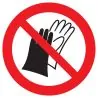 Panneau PORT DE GANTS INTERDIT NORMASI Taliaplast 623353