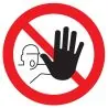 Panneau ACCES INTERDIT AUX PERSONNES N Taliaplast 624250