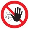Panneau ACCES INTERDIT AUX PERSONNES N Taliaplast 622249