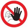 Panneau ACCES INTERDIT AUX PERSONNES N Taliaplast 623249