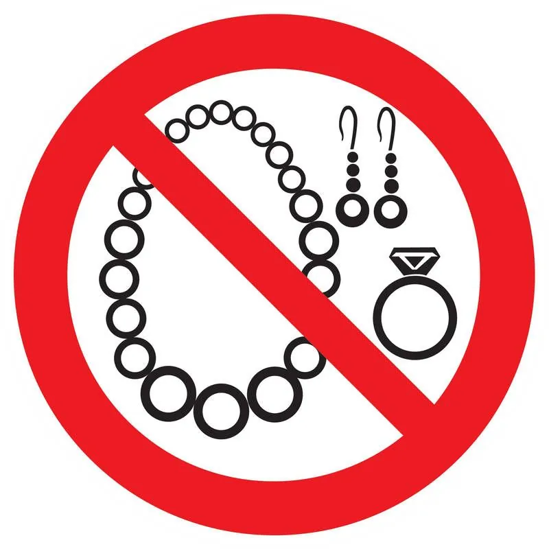 Panneau BIJOUX INTERDITS NORMASIGN D.4 Taliaplast 623310